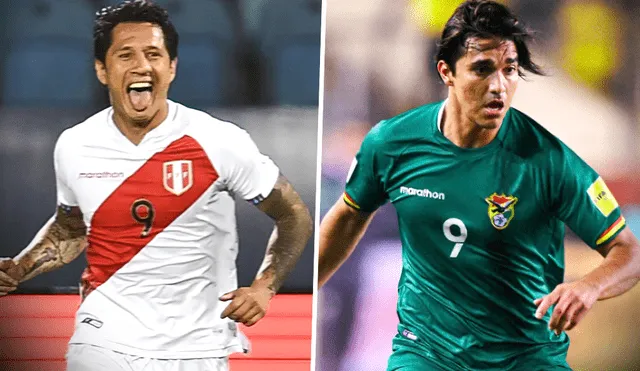 Gianluca Lapadula y Marcelo Martins buscarán anotar en el Perú vs. Bolivia. Foto: composición Gerson Cardoso GLR | AFP
