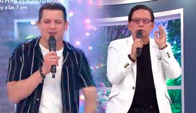 Gino Pesaressi increpó en vivo a Ricardo Rondón en el set de En boca de todos. Foto: captura de América TV