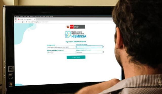 La plataforma del Ministerio de Salud pone a disposición de la ciudadanía el acceso al carnet de vacunación para descargarlo de manera gratuita. Foto: Andina