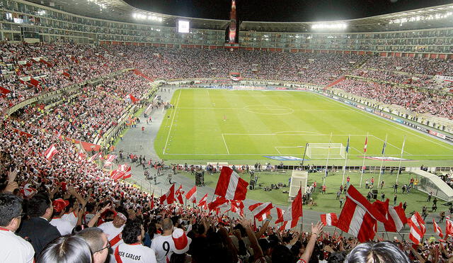 Para este encuentro, se habilitó el 20% del aforo del Estadio Nacional. Foto: GLR