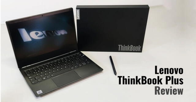 La Lenovo ThinkBook Plus combina una potente laptopt con una pantalla de tinta electrónica. Foto: Cristofer Pinto
