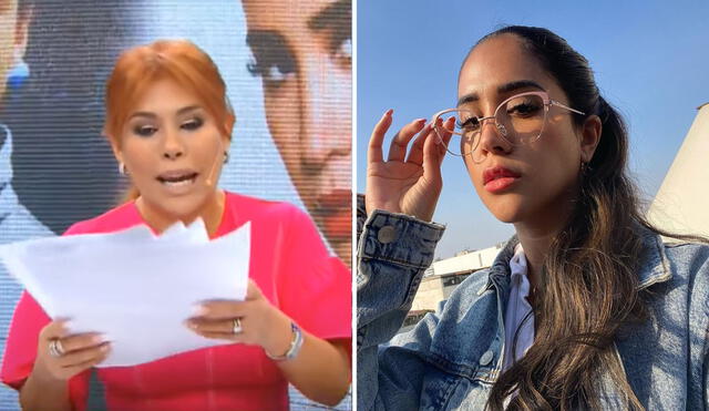 Magaly Medina revela que Melissa Paredes quiere frenar a los medios periodísticos de publicar sus conversaciones. Foto: composición/captura de ATV/Instagram