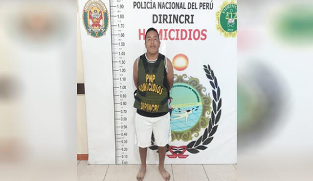 Los agentes lo aprehendieron en una calle de Comas. Foto: PNP