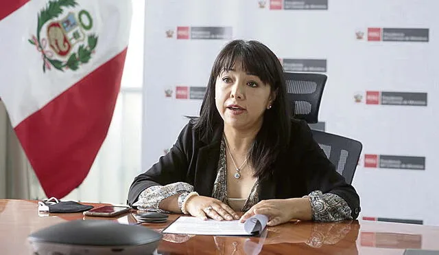 Sustentación. La premier Mirtha Vásquez se presentó ayer ante la Comisión de Constitución para sustentar el proyecto de reforma constitucional. Foto: PCM