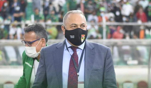 Fernado Costa asumió en el 2020 como presidente de la Federación Boliviana de Fútbol. Foto: FBF