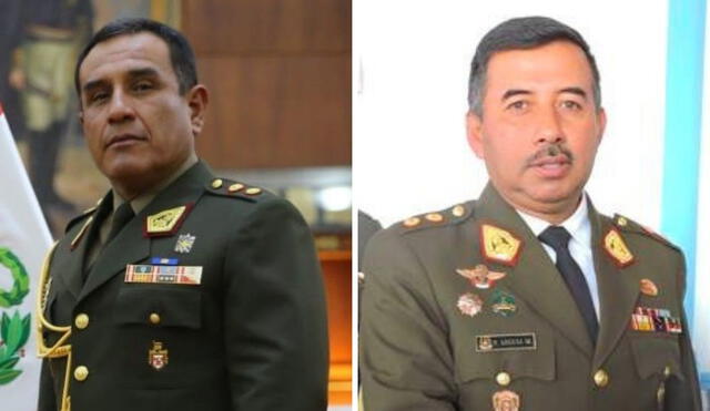 Generales de división EP Wuilliam Flores Zúñiga y Fernando Leguía Murillo. Foto: composición/La República