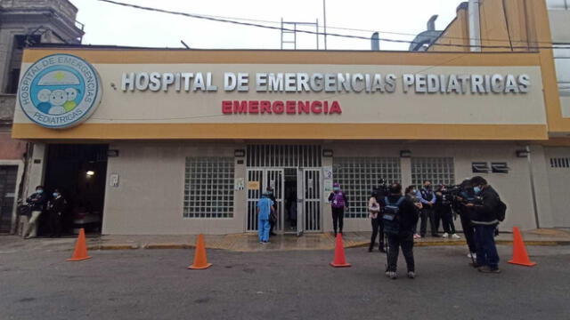 La menor fue ingresada al Hospital de emergencias pediátricas. Foto: Jessica Merino/URPI-LR