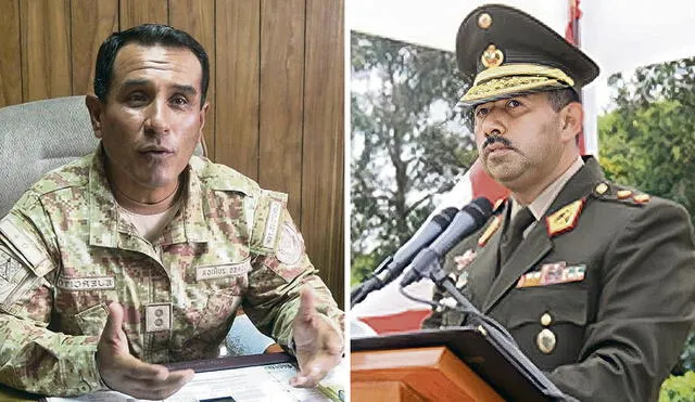 El dato. Los generales de división Wuilliam Flores Zúñiga (izq.) y Fernando Leguía Murillo (der.) encabezan la lista de 21 generales propuestos para el retiro de servicio. Foto: composición LR El dato. Los generales de división Wuilliam Flores Zúñiga (izq.) y Fernando Leguía Murillo (der.) encabezan la lista de 21 generales propuestos para el retiro de servicio. Foto: composición LR