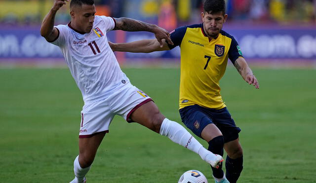 Ecuador goleó 3-0 a Venezuela en Quito por la eliminatoria a Rusia 2018. Foto: EFE