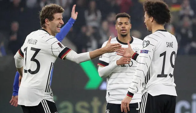 Alemania antes de este partido clasificó a al Mundial de Qatar 2022. Foto: EFE