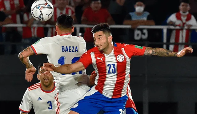 Paraguay y Chile igualan por la fecha 13 de las eliminatorias sudamericanas rumbo a Qatar 2022. Foto: AFP