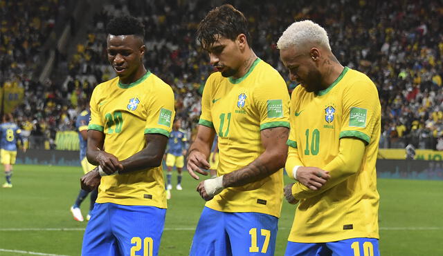 Brasil sumó su undécima victoria en las Eliminatorias a Qatar 2022. Foto: AFP