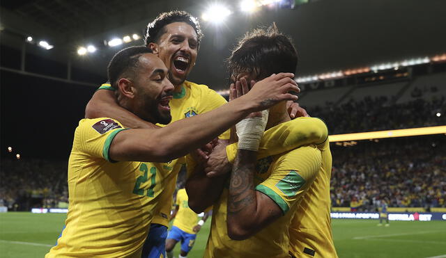 Brasil derrotó a Colombia en Sao Paulo por las Eliminatorias a Qatar 2022. Foto: EFE