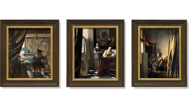 La muestra de arte con las obras de Vermeer se visualizan en el buscador. Foto: Google