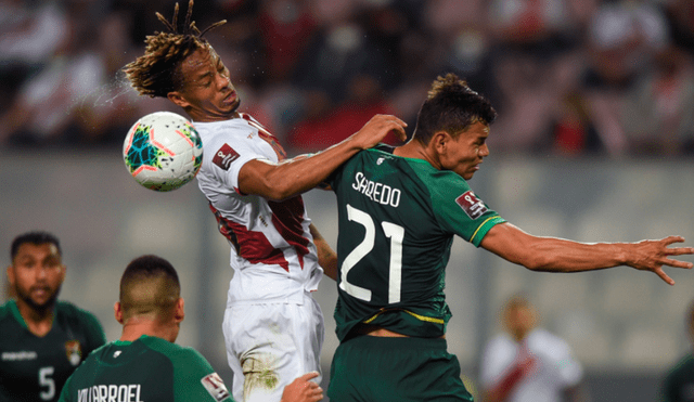 Bolivia cayó por 3-0 ante Perú. Foto: EFE