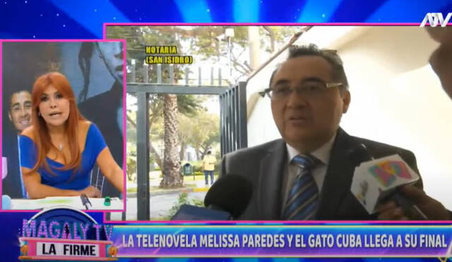 Magaly Medina se refirió a la actitud del padre de Rodrigo Cuba luego de conciliar con Melissa Paredes. Foto: captura de ATV