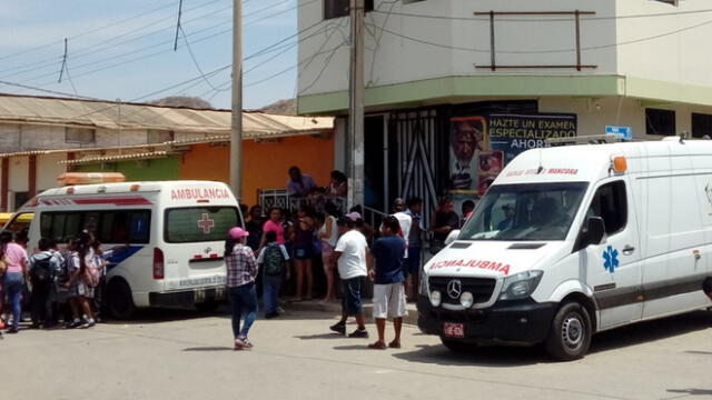 A una clínica particular trasladaron a uno de los jóvenes heridos en accidente de tránsito. Foto: Difusión.