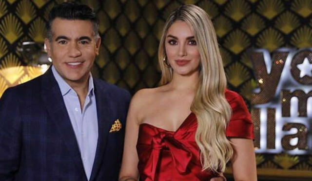 Carlos Calero y Melina Ramírez son los presentadores de Yo me llamo Colombia. Foto: Yo me llamo Colombia / Instagram