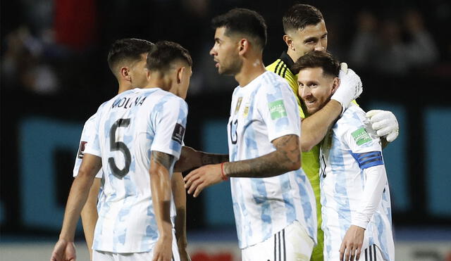 Argentina sigue invicta en las Eliminatorias Qatar 2022 tras vencer a Uruguay. Foto: AFP