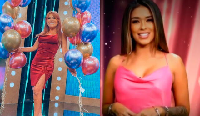 Magaly Medina le deseó la mejor de las suertes a Shirley Arica, ya que es una de las finalistas de la casa del amor en Turquía. Foto: composición Magaly Medina/Instagram, captura ATV.