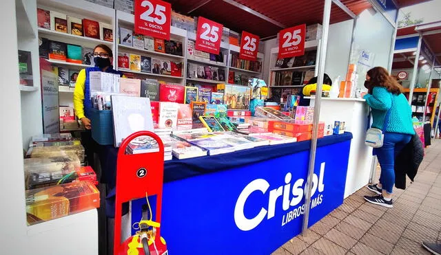 Librería Crisol ofrecerá un 25% por la tercera compra. Foto: difusión
