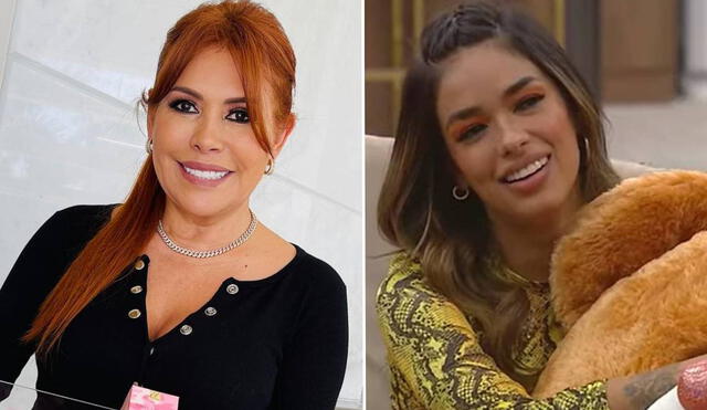 Shirley Arica se conectó desde Estambul con Magaly Medina. Foto: composición Instagram/ El poder del amor