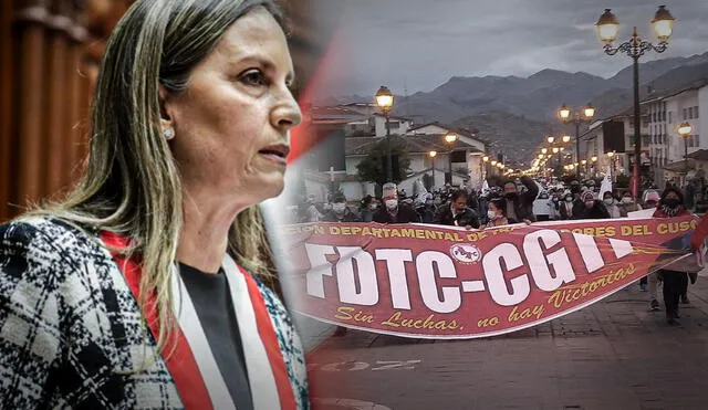 “Acciopopulistas quieren traer Congreso golpista y corrupto al Cusco", reza el comunicado de la FDTC. Foto: composición de Jazmín Ceras/La República