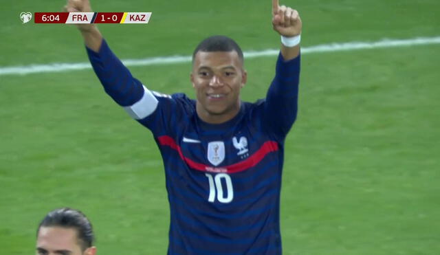 Kylian Mbappé ganó el Mundial Rusia 2018 con su selección. Foto: captura de ESPN