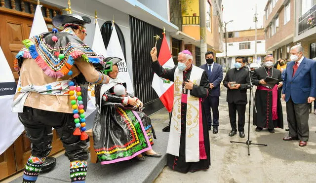 El tradicional pesebre huancavelicano será donado al papa Francisco. Foto: Ministerio de Relaciones Exteriores