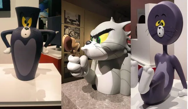 Artista japonés convierte los momentos más divertidos de Tom y Jerry en esculturas