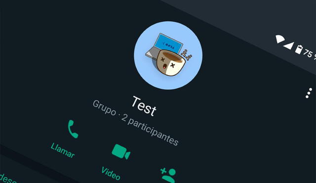 No solo puedes usar emojis, sino que también puedes utilizar tus stickers como imagen de tu chat grupal. Foto: Xataka Android