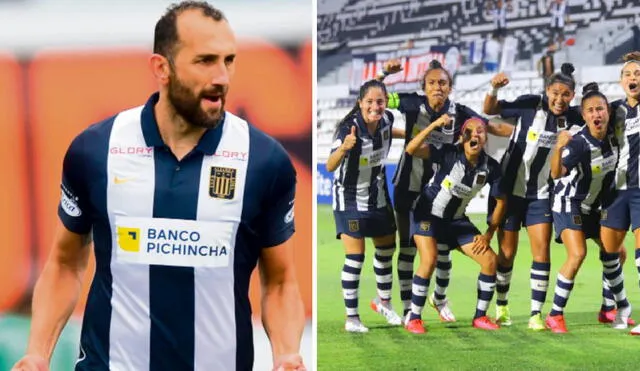 Hernán Barcos ha tenido varios gestos con el plantel femenino a lo largo de la temporada. Foto: Liga de Fútbol Profesional/Prensa Alianza Lima