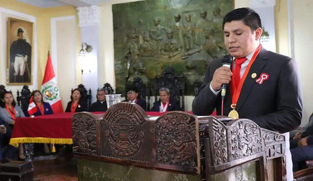 Emerson Arroyo fue elegido como regidor para el período 2019-2022. Foto: Municipalidad Provincial de Lambayeque