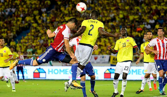 Colombia buscará sumar tres puntos al jugar de local ante Paraguay. Foto: EFE