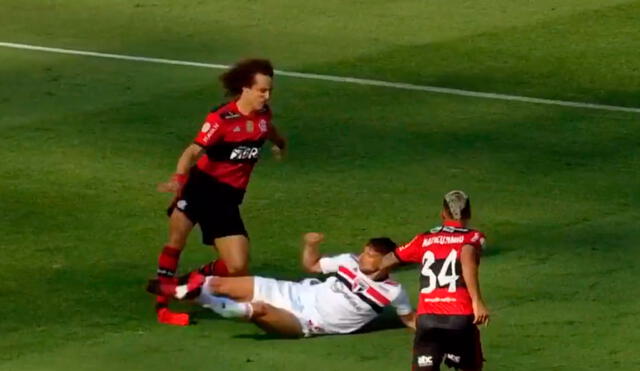 David Luiz llegó al Flamengo luego de dos temporadas en Arsenal. Foto: captura SporTV
