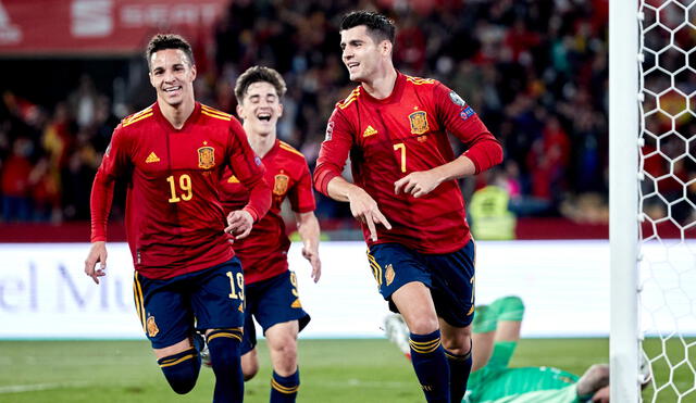 Álvaro Morata marcó el gol de la clasificación. Foto: Selección Española de Fútbol