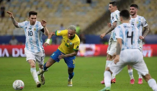 Brasil acaba de clasificar al Mundial de Qatar 2022, mientras que Argentina buscará hacer lo propia cuando enfrente a la Canarinha. Foto: EFE
