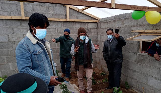 Rogelio Huamaní, director de Agrorural, se encuentra de visita en Huancavelica. Foto: difusión
