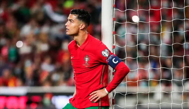 Cristiano Ronaldo disputó los 90 minutos en la derrota de Portugal ante Serbia. Foto: EFE