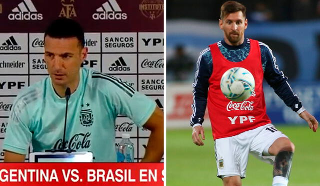 Lionel Messi sí estará ante Brasil tras haber superado sus molestas físicas. Foto: SportsCenter/EFE