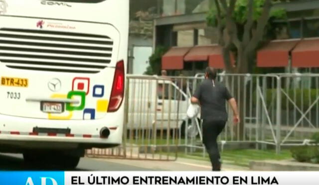 El jefe de prensa no había abordado el bus de la selección peruana. Foto: América Deportes