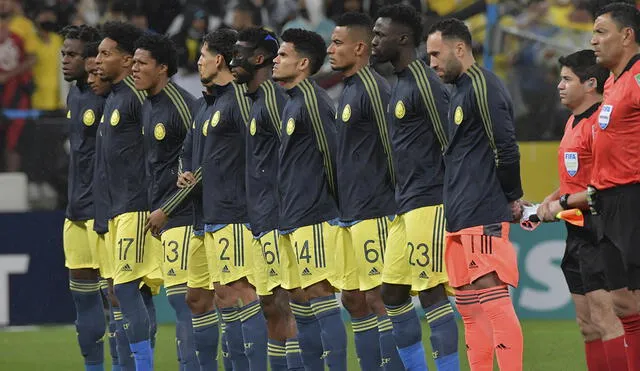 Colombia está en la sexta posición de la tabla de posiciones de las Eliminatorias Sudamericanas a Qatar 2022. Foto: AFP