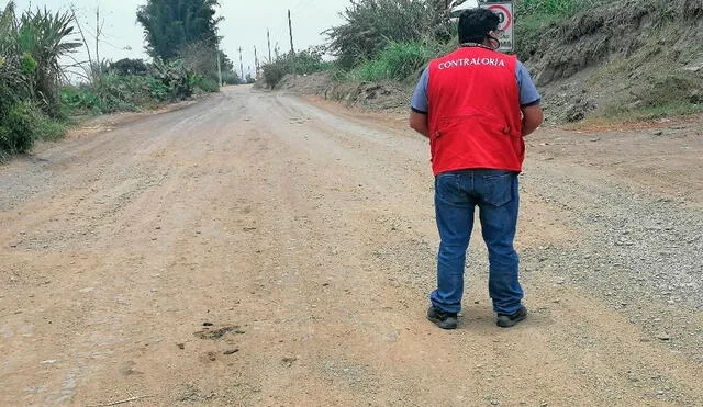 Contraloría halló irregularidades en obra vial ejecutada por la municipalidad del Santa. Foto: La República