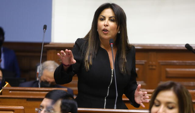 Patricia Chirinos integra la bancada de Avanza País y representa al Callao en el Congreso de la República. Foto: Congreso