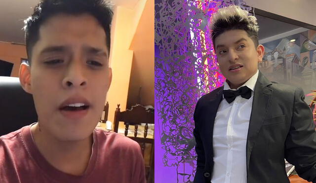 Diversos usuarios compararon la voz del joven tiktoker con la del cantante de cumbia Bryan Arámbulo. Foto: Composición / TikTok