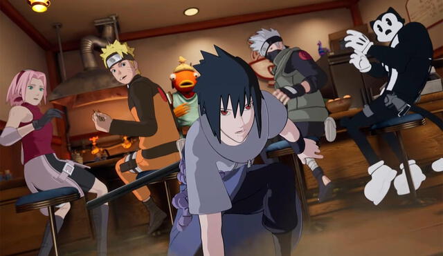 Imagen del tráiler de la llegada de Naruto a Fortnite. Foto: Epic Games