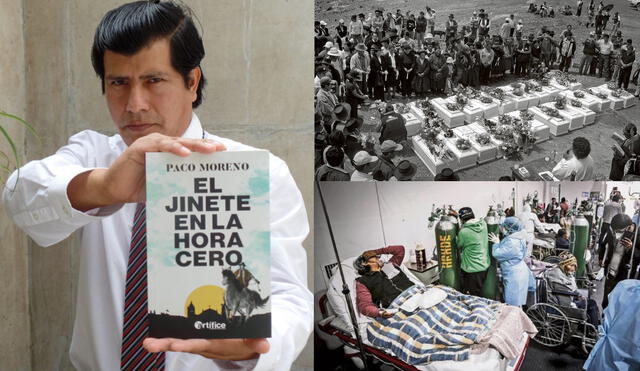 Paco Moreno retrata con la ficción dos épocas de caos en el Perú y busca dar un mensaje de esperanza. Foto: composición/Facebook Paco Moreno/ La República