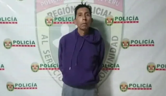 Jorge Geroba había intentado esconderse de la Policía, sin éxito. Foto: captura América TV