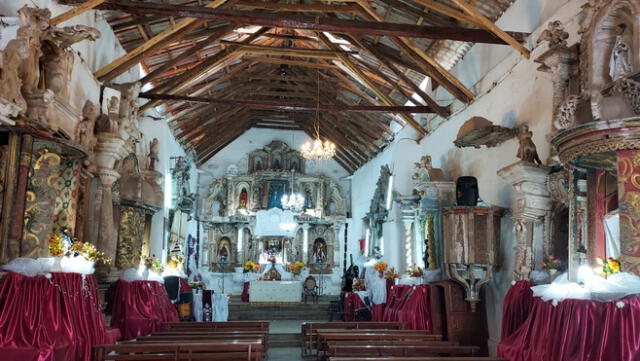 La iglesia de Parcoy, en la sierra liberteña, data del periodo virreinal. Foto: DDCLL