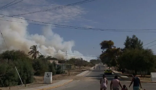 Pobladores se encontraban atemorizados ante la posibilidad de que se vieran afectados por el humo de nuevo. Foto: Juan Carlos Barrientos